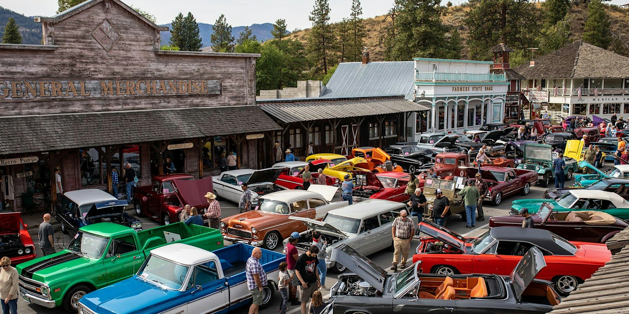 Vintage Wheels Car Show in Winthrop WA 2024 Explore Washington State
